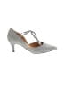 J. Renee Silver Heels Size 9 - photo 1