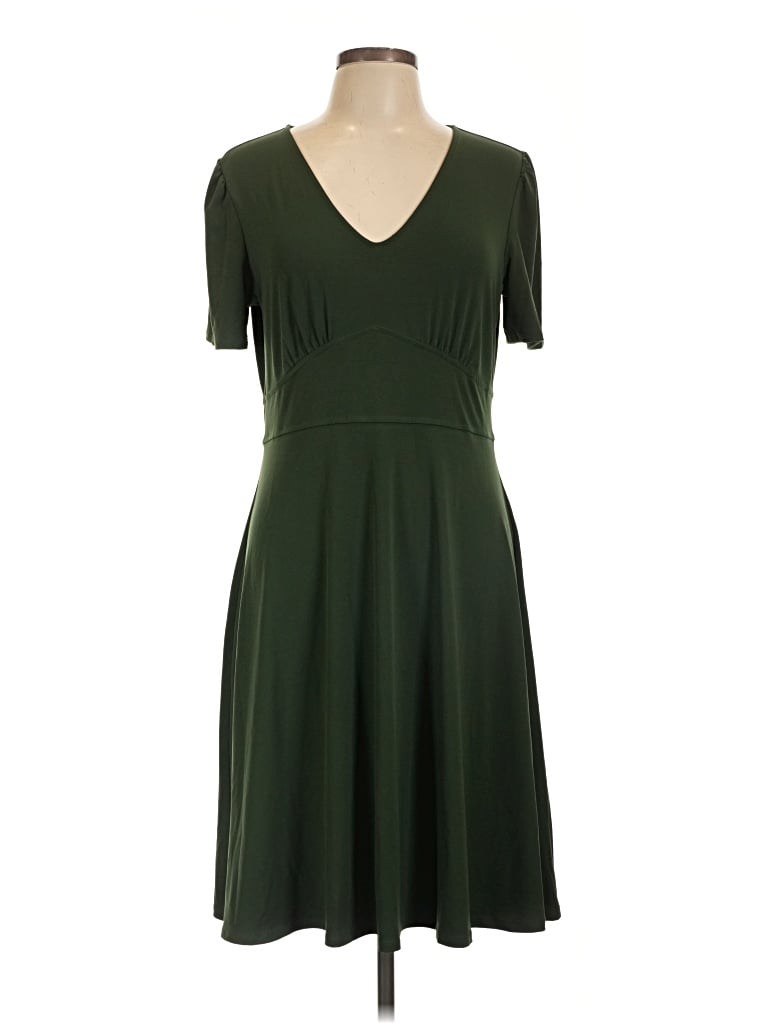 Pre-owned Amazon Essentials Casual Dress In Green