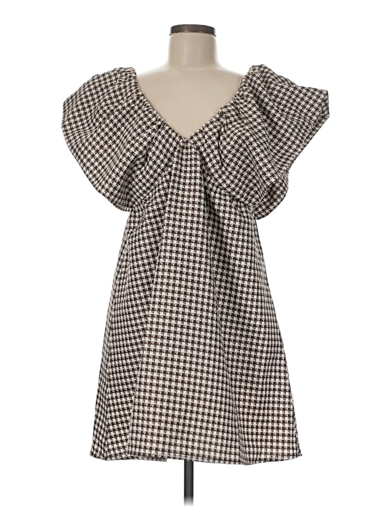 Pre-owned Day + Moon Casual Dress In Gray