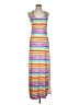 Love Stripes Silver Casual Dress Size L - photo 1