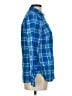 Talbots Plaid Blue Long Sleeve Button-Down Shirt Size M - photo 4