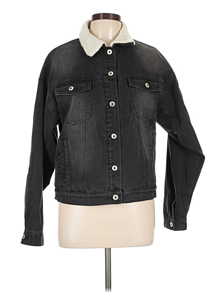 Pre-owned Love Tree Denim Jacket In Black