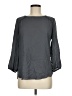 Fortune + Ivy 100% Polyester Gray 3/4 Sleeve Blouse Size M - photo 1