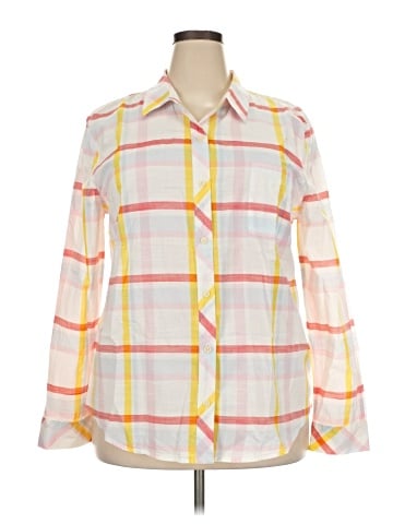 Style&Co Long Sleeve Button-Down Shirt (view 1)