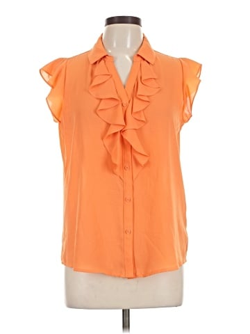 Calvin Klein Short Sleeve Blouse (view 1)