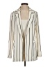 Forever 21 Stripes Ivory Blazer Size S - photo 1