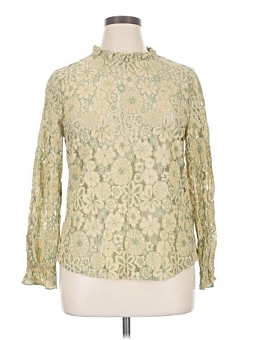 Allegra K Long Sleeve Blouse (view 1)