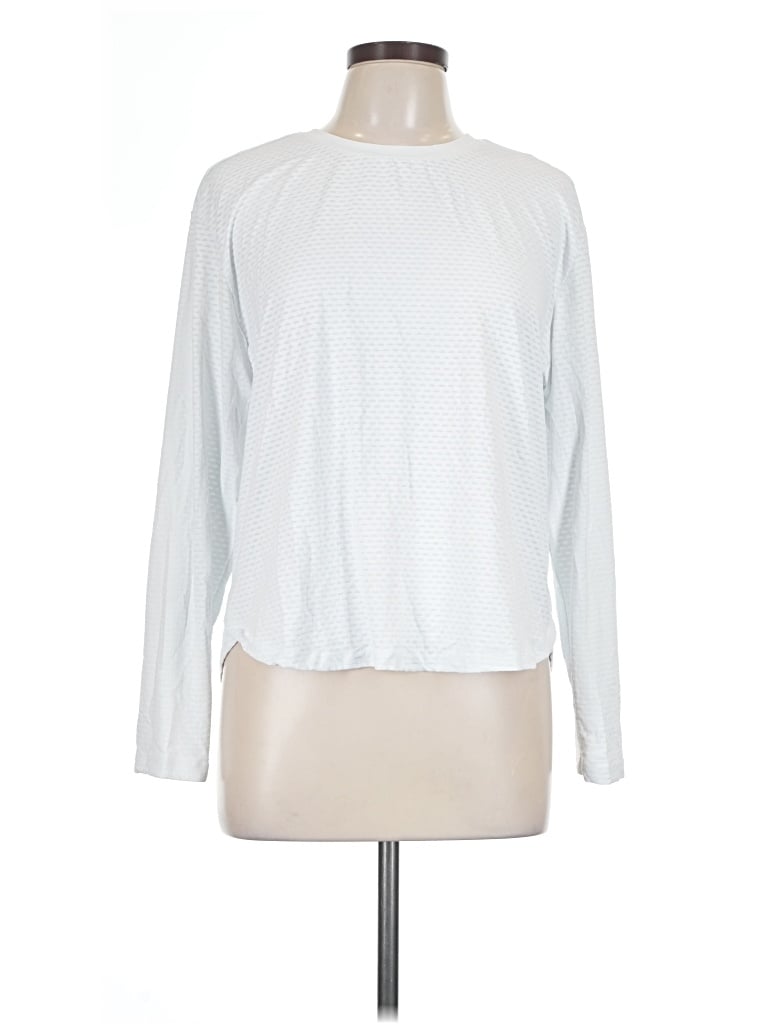 Pre-owned Rbx Long Sleeve Top White Turtleneck Tops