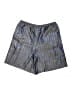 Reformation 100% Polyester Metallic Blue Athletic Shorts Size L - photo 2