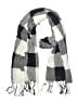 Unbranded 100% Viscose Checkered-gingham Gray Scarf One size - photo 1