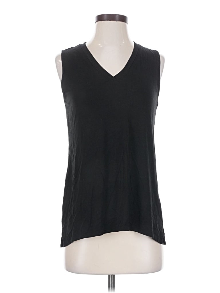 Pre-owned Sigrid Olsen Sleeveless T-shirt In Black