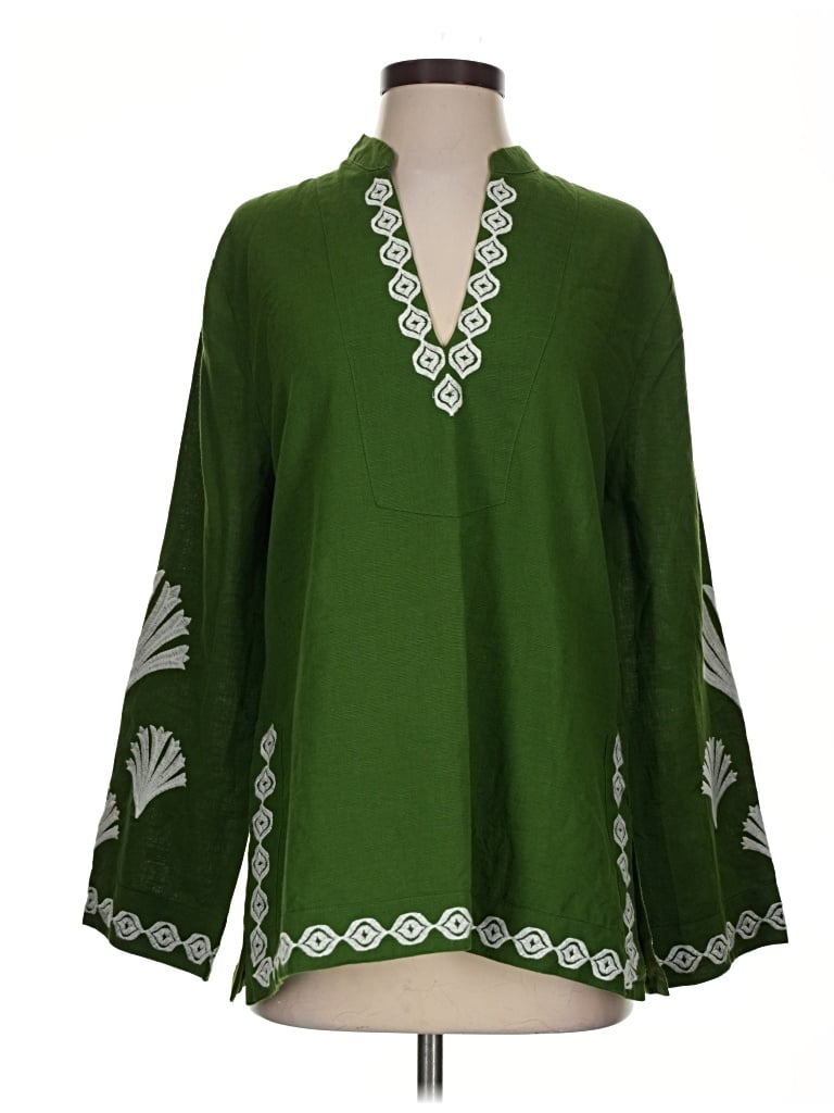Jude Connally Long Sleeve Blouse In Green