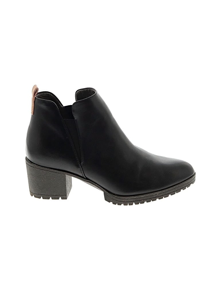 Pre-owned Dr. Scholl's Ankle Boots In Black