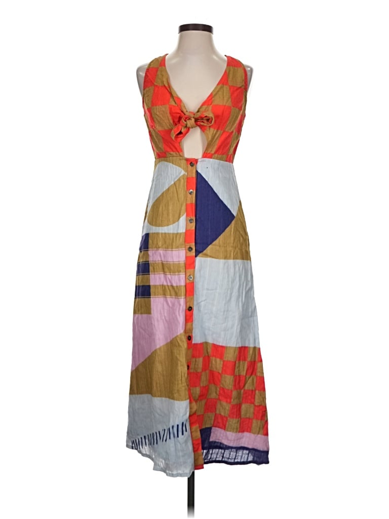 Pre-owned Conditions Apply Casual Dress In Orange