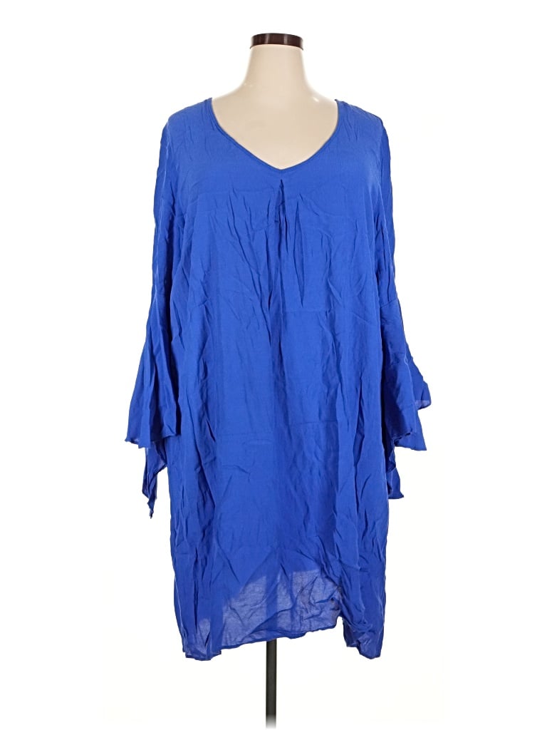 Pre-owned Eloquii Casual Dress In Blue