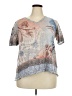 Westport 100% Polyester Blue Short Sleeve Top Size 2X - photo 1