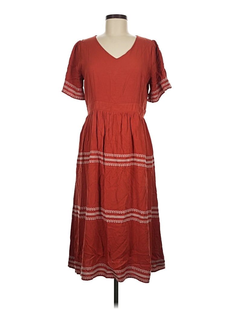 Pre-owned Polagram Casual Dress In Red