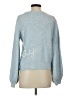 LC Lauren Conrad Solid Blue Pullover Sweater Size S - photo 2
