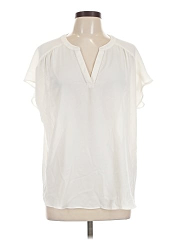 Banana Republic Factory Store Short Sleeve Blouse (view 1)