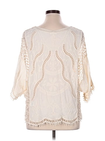 Ultra Pink 3/4 Sleeve Blouse (view 2)