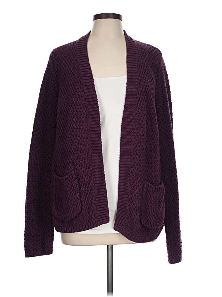 Pre-owned Orvis Cardigan Sweater In Purple