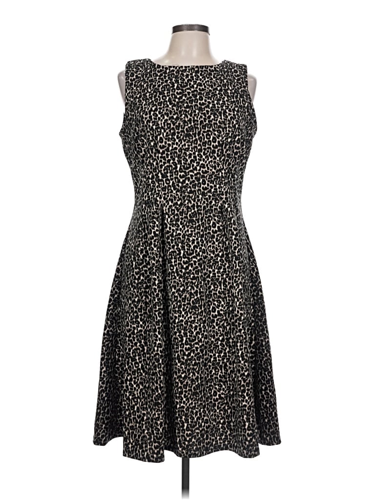 Pre-owned Halston Cocktail Dress In Black