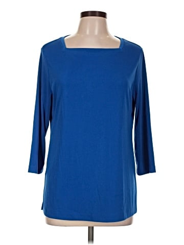 Easywear by Chico's 3/4 Sleeve T-Shirt (view 1)