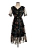 Lapis 100% Polyester Floral Black Cocktail Dress Size S - photo 1