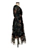 Lapis 100% Polyester Floral Black Cocktail Dress Size S - photo 4