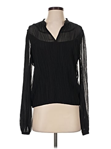 White House Black Market Long Sleeve Blouse (view 1)