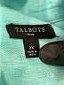 Talbots 100% Linen Teal Long Sleeve Button-Down Shirt Size 2X - photo 9