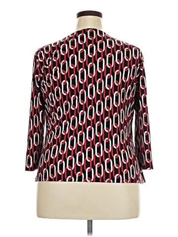 Briggs New York 3/4 Sleeve Blouse (view 2)
