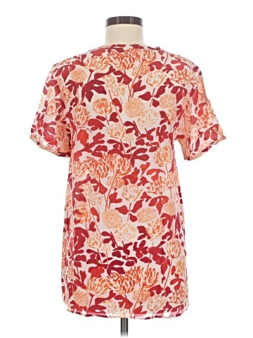 Virginia Johnson Short Sleeve Silk Top (view 2)