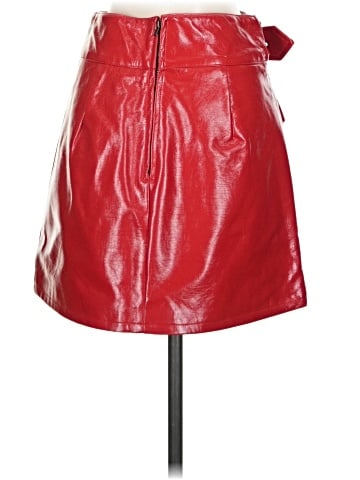 Bar III Faux Leather Skirt (view 2)