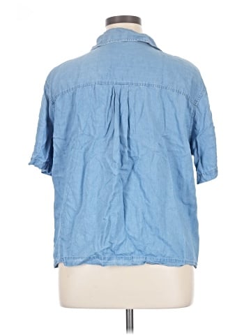 Kathy Ireland 3/4 Sleeve Button-Down Shirt (view 2)