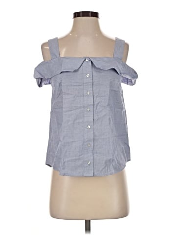 Kensie Sleeveless Button-Down Shirt (view 1)
