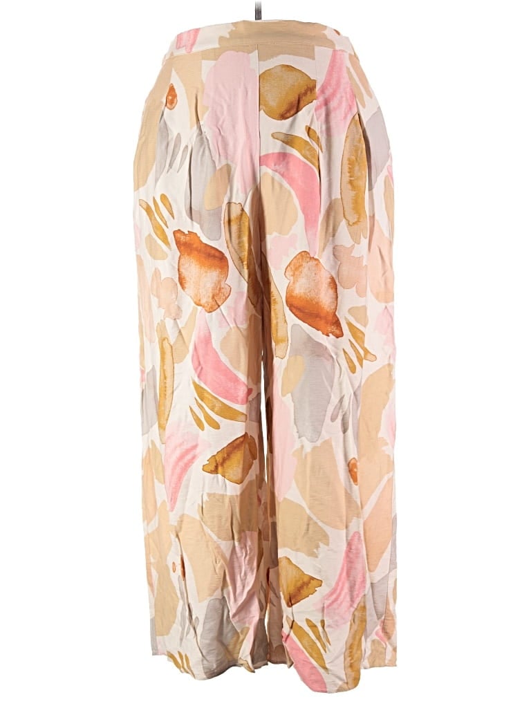 Pre-owned City Chic Casual Pants In Gold