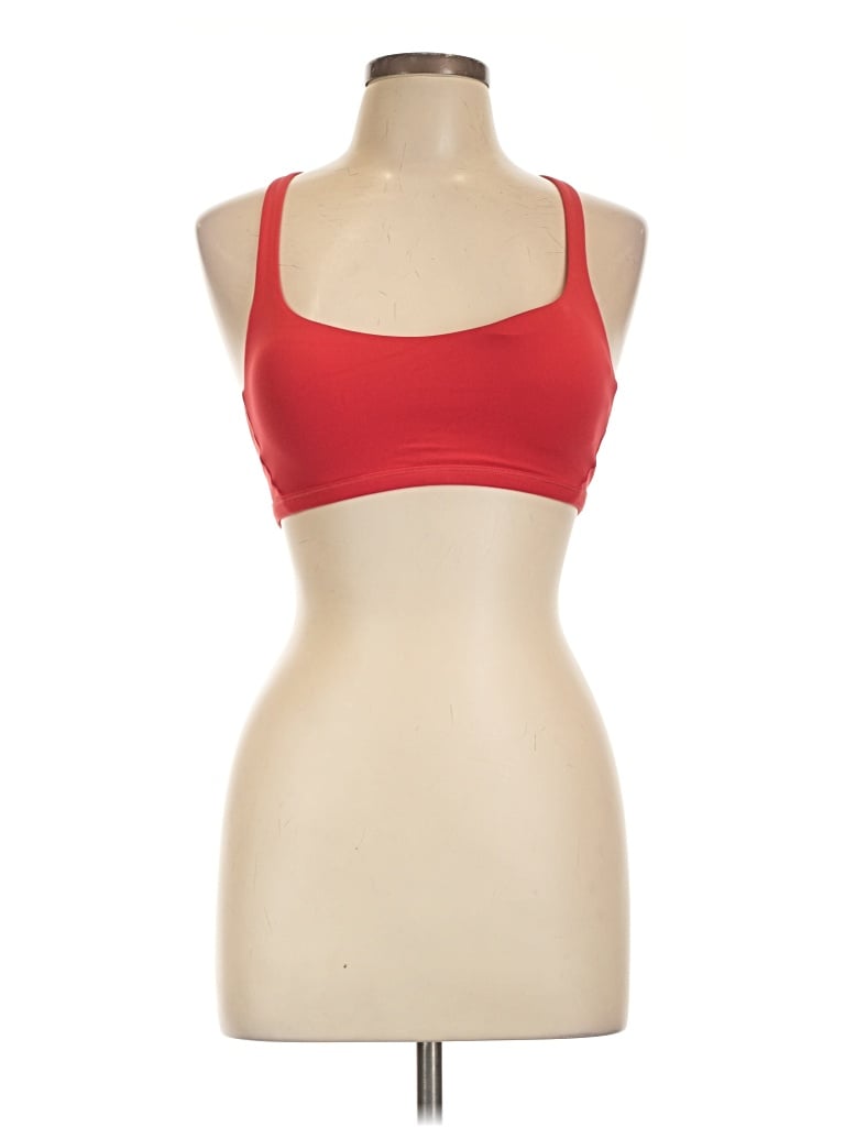 Pre-owned Crz Yoga Sports Bra In Red