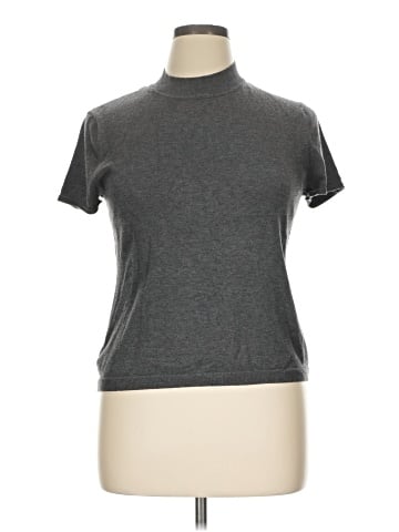 T Tahari Short Sleeve Turtleneck (view 1)
