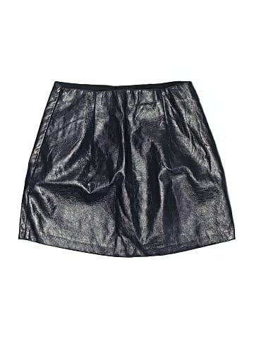 Abercrombie & Fitch Faux Leather Skirt (view 2)
