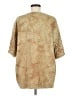 Assorted Brands Tan Short Sleeve Blouse One size - photo 2