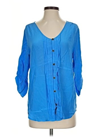 Yumi Kim 3/4 Sleeve Silk Top (view 1)