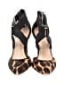 Jessica Simpson Animal Print Brown Heels Size 8 1/2 - photo 2