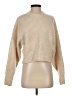 Monki Solid Tan Turtleneck Sweater Size XS - photo 1