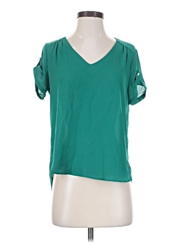 Lily White Short Sleeve Blouse (view 1)