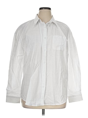 Unbranded Long Sleeve Button-Down Shirt (view 1)