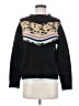 THML Animal Print Black Pullover Sweater Size XS - photo 1