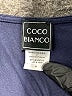 Coco Bianco Blue 3/4 Sleeve Top Size M - photo 7