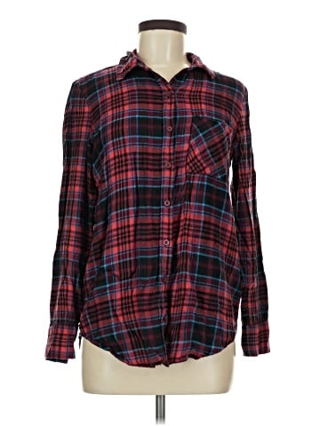 Mudd Long Sleeve Button-Down Shirt (view 1)
