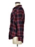 Mudd Plaid Red Long Sleeve Button-Down Shirt Size M - photo 5